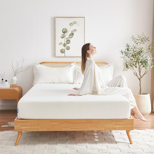 UACEO Full Mattress, 6 Inch Memory Foam Mattress in a Box, Fiberglass Free Full Size Mattresses for Pressure & Pain Relief, Soft and Comfortable