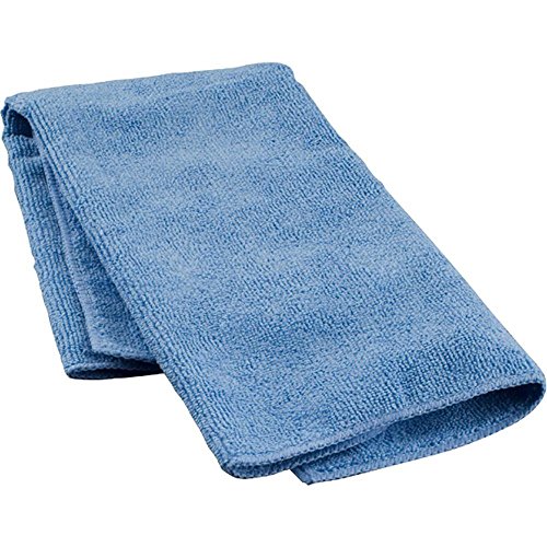 Quickie Microfiber Cleaning Cloth 14 x 14 Inches Blue Pack of 24 Washable and Reusable Ideal for Multi-Surface Indoor/Outdoor Dusting and Polishing