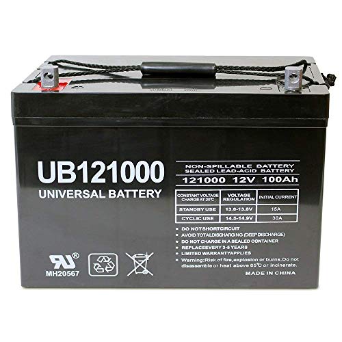 UPG Universal Power Group UB121000 12V 100Ah Solar Wind AGM SLA DEEP Cycle VRLA Battery 12V 24V 48V