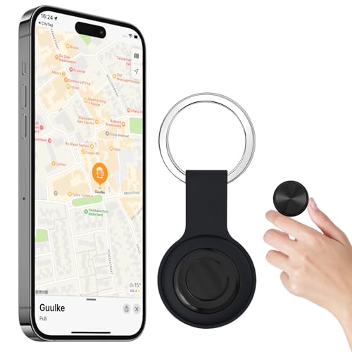 GPS Tracker for Vehicles, Cars, Pets, Kids & Valuables – No SIM Card, No Subscription – Real-Time Global Tracking Device – Compatible with iOS & Android