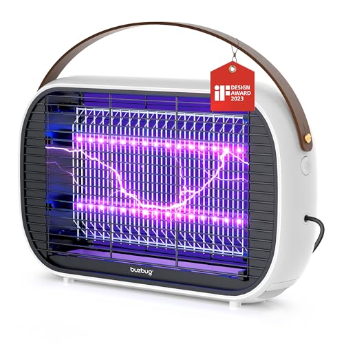 Buzbug LED Bug Zapper Indoor, 10 Years Lifespan Lamp Sustainable Less Power, Durable High-Voltage Electric Mosquito Zapper, Fly Trap Mosquito Trap, Fly Killer -MA015B
