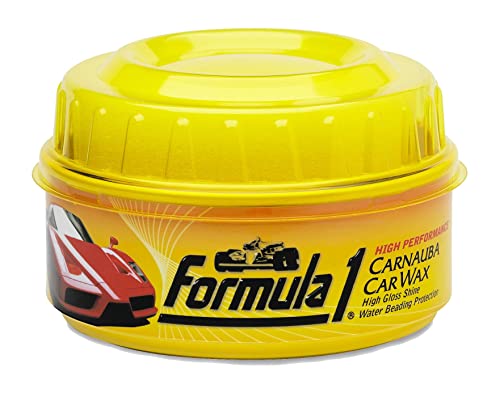 Formula 1 Carnauba Car Wax Paste - High-Gloss Shine - Polish for Car Detailing to Shine & Protect – Remove Haze and Paint Swirls w/ Micropolishing Agents – Car Cleaning Supplies (12 oz)