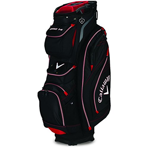 Callaway 2015 Org 14 Golf Cart Bag, Black/Red/Charcoal