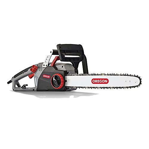 Oregon 15 Amp Powerful Self-Sharpening Corded Electric Chainsaw with 18-Inch (45cm) Guide Bar, Low Kickback 15 Amp Chainsaw, with Integrated Powersharp Chain, 2-Year Warranty (CS1500)