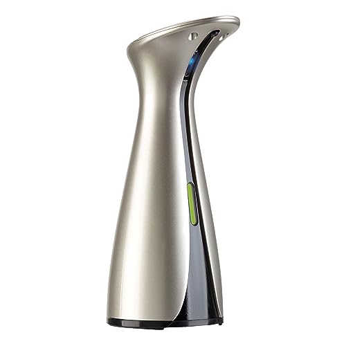 Umbra Otto Automatic Soap Dispenser Touchless, Also Works Sanitizer, Hands Free Sensor Pump for Kitchen or Bathroom, 6 Oz (177 ml), Nickel