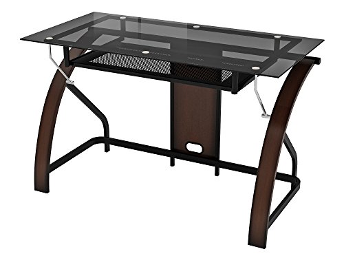 Z-Line Designs Z-Link ZL81001DU Desk,Wood Frame,Glass