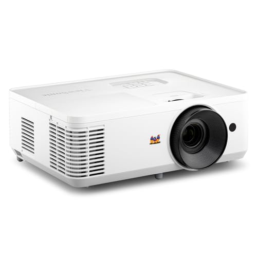 ViewSonic PA503HD 4000 Lumens High Brightness Projector with 1.1x Optical Zoom, USB, and HDMI inputs for Home and Office