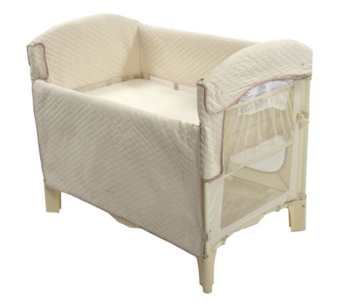Arm's Reach Ideal Arc Original Co-Sleeper Bedside Bassinet, Natural