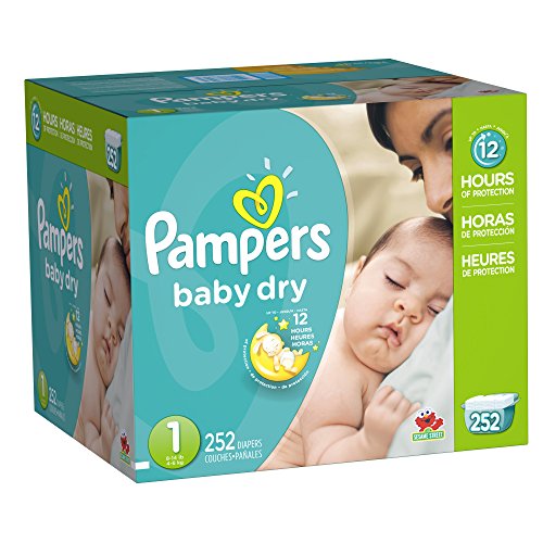 Pampers Baby Dry Diapers Size 2, 228 Count