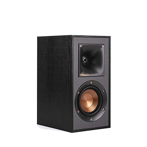 Klipsch R-41M Reference Bookshelf Speakers (Pair), Black