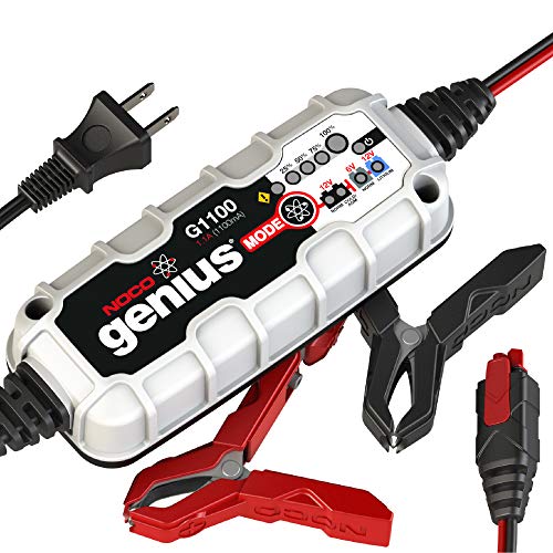 NOCO Genius G1100 6V/12V 1.1 Amp Battery Charger and Maintainer
