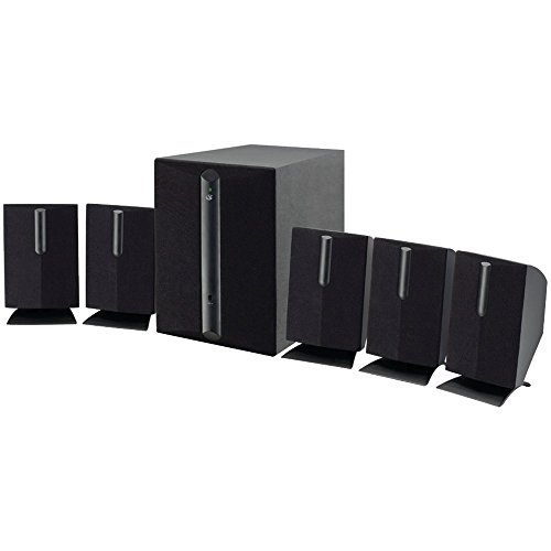 GPX HT050B 5.1 Channel Home Theater Speaker System (Black)