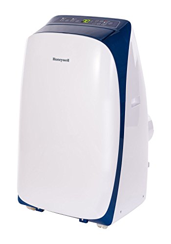 Honeywell Contempo Series Portable Air Conditioner, Dehumidifier & Fan with Dual Filtration System for Rooms Up To 350-450 Sq. Ft., Polished & Powerful (Blue/White), 10,000 BTU/450 sq. ft. (HL10CESWB)