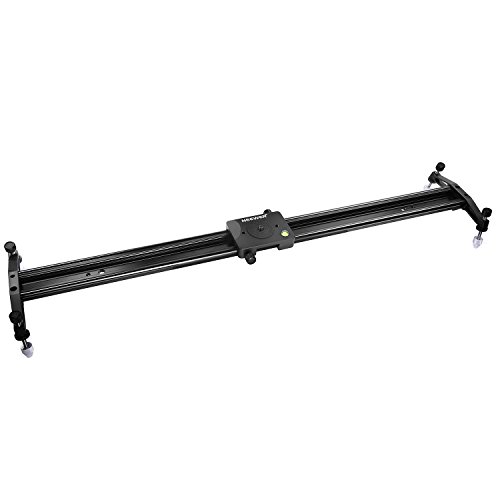 Neewer 47 inches/120 centimeters Aluminum Alloy Camera Track Slider Video Stabilizer Rail for DSLR Camera DV Video Camcorder Film Photography, Load up to 11 pounds/5 kilograms