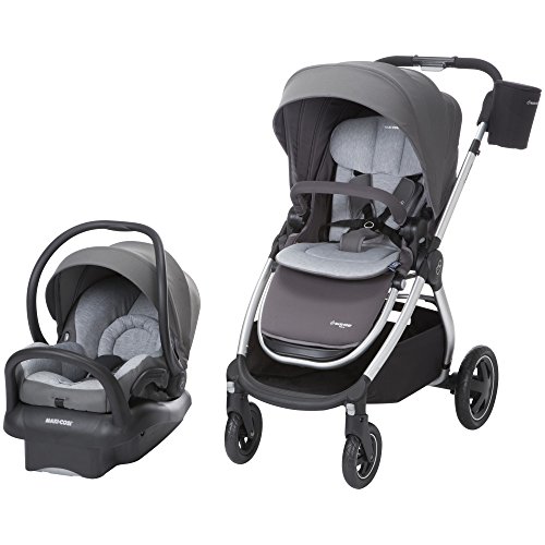Maxi-Cosi Adorra Modular 5-in-1 Travel System with Mico Max 30 Infant Car Seat, Loyal Grey