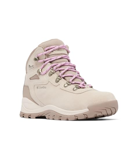 Columbia Womens Newton Ridge Plus Waterproof Amped, Dark Stone/Cosmos, 9.5