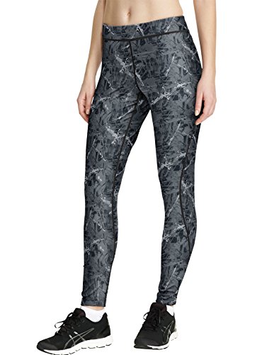 Champion Women's Absolute Workout Legging, Black Splatter Canvas, X-Small