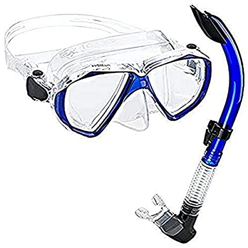 Phantom Aquatics Velocity Scuba Snorkeling Mask Snorkel Set