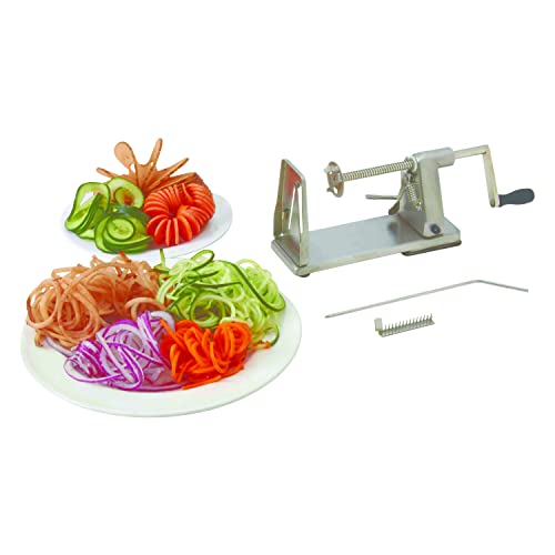 Maxam KTSPIRAL Stainless Steel Vegetable Spiral Slicer