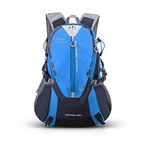Paladineer Outdoor Backpack Lightweight Hiking Backpack Small Daypack Sport Bag Camping Backpack Climbing Backpack 25L Blue