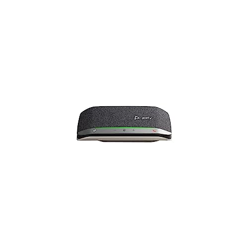 Poly - Sync 20 Bluetooth/USB-A Speakerphone - Personal Portable Speakerphone - Noise & Echo Reduction - Connect to Cell Phones via Bluetooth or Computers via USB-A Cable - Works with Teams, Zoom