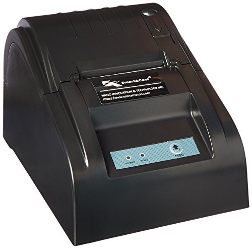 XFOX® 5890T Thermal Printer - 90mm/sec High Speed POS Thermal Receipt Printer Compatible 58mm Thermal Paper Rolls with USB Port ESC/POS Print Commands Set US Plug