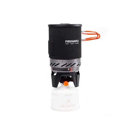 Fire-Maple 'Fixed Star 1' Backpacking and Camping Stove System | Outdoor Propane Cooking Gear | Portable Pot/Jet Burner Set | Ideal for Hiking, Trekking, Fishing, Hunting Trips and Emergency Use