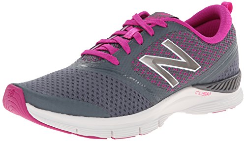 New Balance Women's 711 V1 Cross Trainer, Dark Grey/Pink, 9 B US