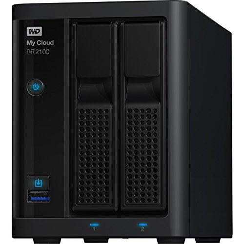 WD 4TB My Cloud Pro Series PR2100 Network Attached Storage - NAS - WDBBCL0040JBK-NESN