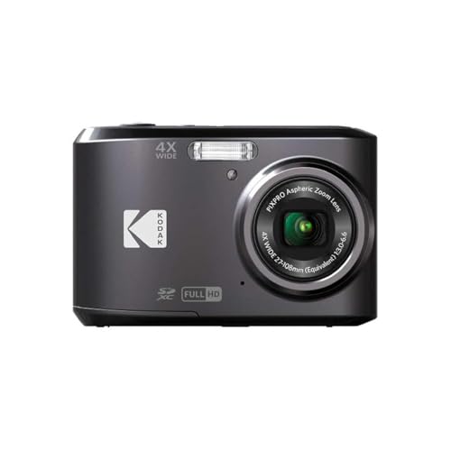 Kodak PIXPRO Friendly Zoom FZ43-BK 16MP Digital Camera with 4X Optical Zoom and 2.7' LCD Screen (Black)