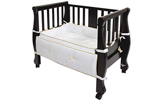 Arm's Reach Co-Sleeper Bassinet Sleigh Bed, Expresso