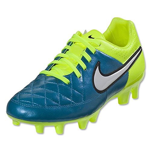 Nike Women's Tiempo Legacy FG Soccer Cleats (Blue Lagoon/White-Volt-Black Blulag/Blanc-Volt-Noir, 7)