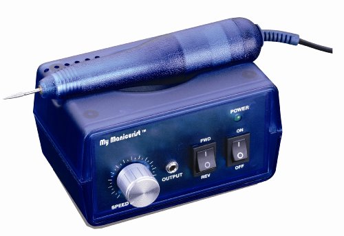 VOGUE PROFESSIONAL Easy to use Electric Nail Drill file Powerful Quick Manicure Pedicure Gels Acrylics, Callus removal. Bits included fit Kupa Medicool Dremel. Salon preferred for 20 years.110-220V