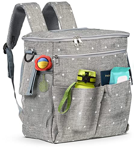 Ozziko Stroller Organizer, Universal Diaper Bag Backpack Bag Fit for Newborn Baby Girl Or Boy Tote, Gift for Shower, New Parents, New Mom, Infants, Toddlers, Babies