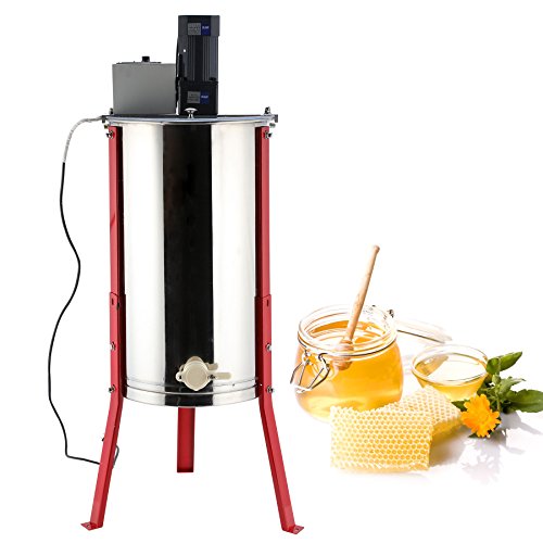 Tek Motion 110V Electric 3-Frame Stainless Steel Honey Extractor SS Beekeeping Equipment