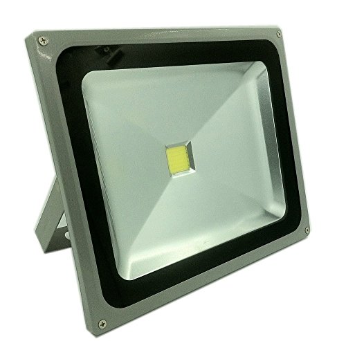 Lanlan 50 Watt LED Waterproof Outdoor Security LED Floodlight 90-260 Volt AC, Super Bright White