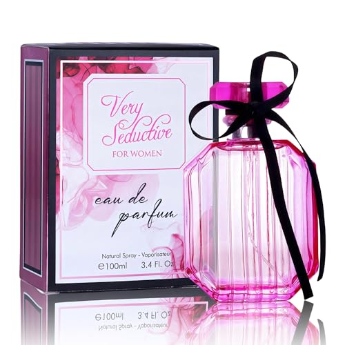A CENTER Very Seductive Women's Perfume Eau De Parfum Spray with Vanilla, Almond,Sandalwood &Jasmine Scent Fragrance with Beautiful Bottle 100ML for Daily Use