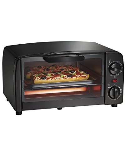 Hamilton Beach, Black Proctor Silex 4-Slice Toaster Oven, (31118R), One Size