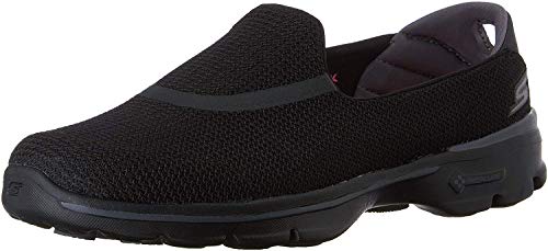 Skechers Performance Women's Go Walk 3 Slip-On Walking Shoe, Black, 6.5 M US
