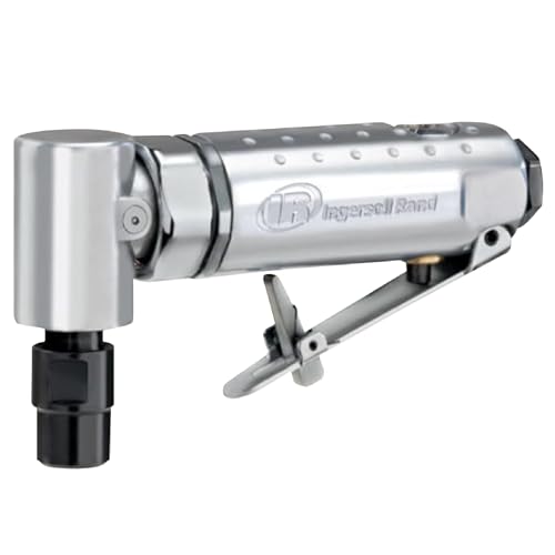 Ingersoll Rand 301B Air Die Grinder – 1/4', Right Angle, 21,000 RPM, Ball Bearing Construction, Safety Lock, Aluminum Housing, Lightweight Power Tool, Black