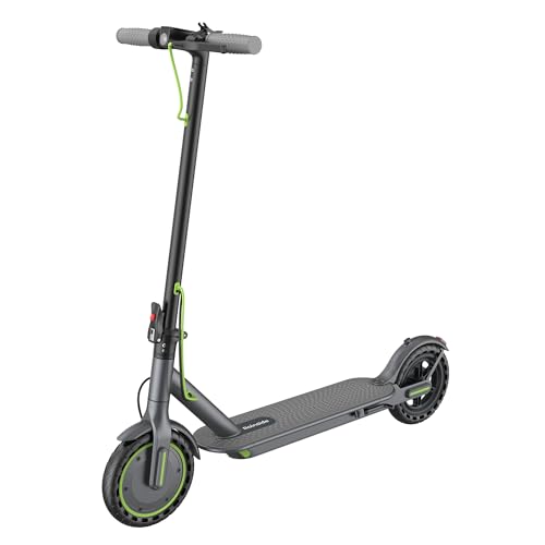 Roinside Electric Scooter for Adults - 8.5' Solid Tires, 350W Motor, Up to 19 MPH and 15 Miles Long-Range Commuting Folding E-Scooter with Dual Braking System and Smart App