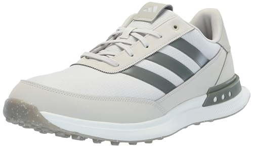 adidas Men's S2G 24 Spikeless Golf Shoes, Alumina/Silver Pebble/Putty Grey, 10