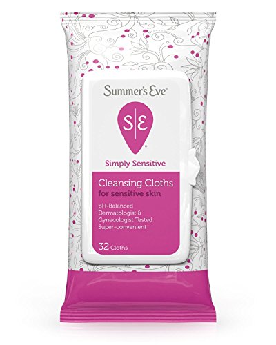 Summer's Eve Cleansing Cloths for Sensitive Skin - 32 ct - 2 pk
