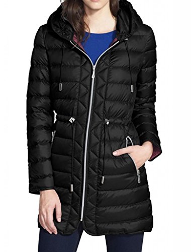 Kenneth Cole New York Women's Packable Down Coat with Cinch Waist