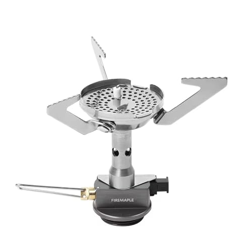 Fire-Maple Backpacking and Camping Stove Series | Outdoor Propane Camp Cooking Gear | Portable Pot/Jet Burner | Ideal for Hiking, Trekking, Fishing, Hunting Trips and Emergency Use (Greenpeak)
