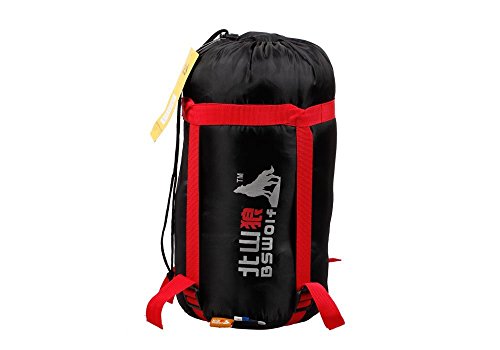 Bundle Monster Cool Weather Camping Sleeping Bag for 3 Seasons (Spring, Summer, Fall) - Blue - Adults