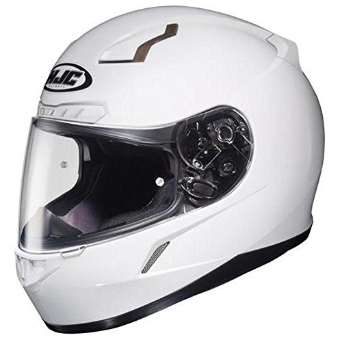 HJC 824-144 CL-17 Full-Face Motorcycle Helmet (White, Large)