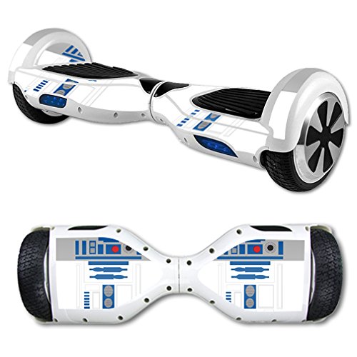 MightySkins Skin Compatible with Hover Board Self Balancing Scooter Mini 2 Wheel x1 Razor wrap Cover Sticker Cyber Bot