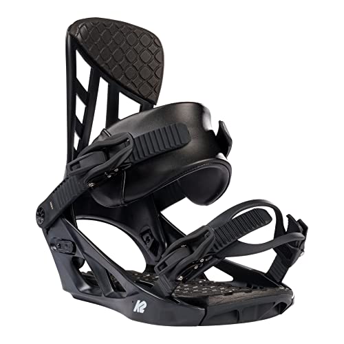 K2 Indy Mens Snowboard Bindings, Black, XL