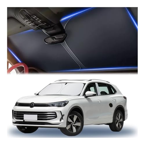 Sunshade for Car Windshield,240T Thickened Windshield Sun Shade for Blocking 99% Sunlight & Heat,Summer Car Essentials Sun Cover for Car Windshield Fits,Truck,SUV